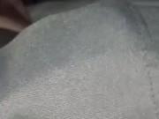 There's a wild anaconda inside my shorts and it wants to cum!