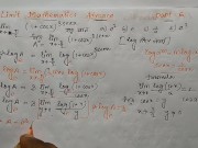 Advanced Limit Math part 6 11/16