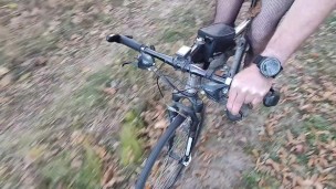 Risky bicycle ride