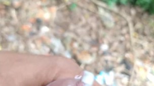 Aproveitei a natureza para gozar