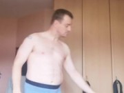 LongJohn0Hara changing from his Green dinner date suit into his street wear clothing 11/16