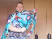 LongJohn0Hara changing from his Green dinner date suit into his street wear clothing 16/16