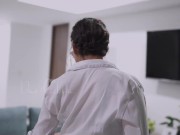 Horny secretary fuck a BIG dildo after work 3/16