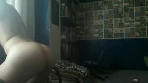 My lover gives me hard pussy on all fours