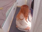 I took out my dick and started jerking off in front of my stepmother, and she decided to suck me off 2/16