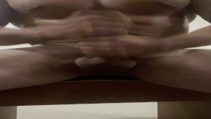 A big hard Latin cock, about to cum