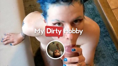 MyDirtyHobby - Babe giving head to her hairdresser