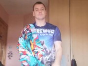 LongJohn0Hara changing from his street wear into his beach get up for a day on the beach with friend 1/16