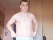 LongJohn0Hara changing from his street wear into his beach get up for a day on the beach with friend 11/16