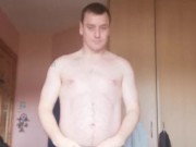 LongJohn0Hara changing from his street wear into his beach get up for a day on the beach with friend 3/16