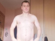 LongJohn0Hara changing from his street wear into his beach get up for a day on the beach with friend 5/16