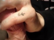 Handjob..aot of precum and Happy ending 💋 12/16