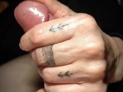 Handjob..aot of precum and Happy ending 💋 13/16