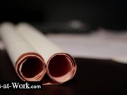 Hot anal sex at home with a gorgeous brunette 1/16