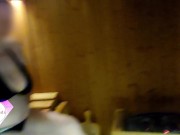 Flashing dick in sauna leads to public blowjob and sex with stranger MILF. 2/16