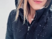 Winter Trip! 4 Blowjobs, Public and Lots of Fun… and CUM! 8/16