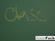 Alison Tyler has to stay after school 16/16