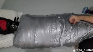 mummified slave gets ruined orgasm