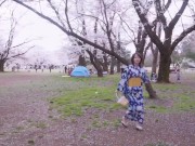 【mr.bunny】Watching cherry blossoms with Japanese girl 10/16