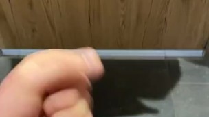 Jerk off public toilet. Understall cruising