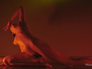 WOWGIRLS Perfectly-shaped girl Alissa Foxy showing us her skills in this video 2/16