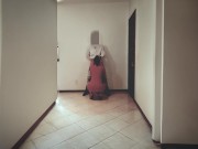 Husband catches wife giving blowjob. 12/16