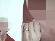 Husband catches wife giving blowjob. 15/16