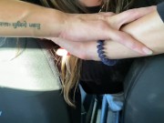 Amateur Babe Cums in the Car 1/16