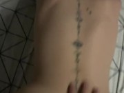 Sophie got her asshole covered in cum after the party - POV 3/16