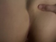 Sophie got her asshole covered in cum after the party - POV 4/16