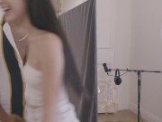 Thin Queen Jazmin Luv Is Pleasantly Surprised By Her Blind Date's NICE COCK 8/16