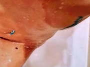 Having fun in the shower when I home alone 2/16