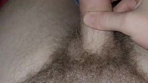 Stroking on bed, full face on OF Billabongboy