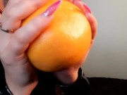 Creepy Halloween video. Sweet nasty. Food fetish, foot fetish. 2/16