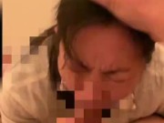 口オナホ♡フェラ好き彼女にソフトなイマラチオで口内射精♡プライベートなラブラブ主観フェラ 日本人 カップル 素人 個人撮影 9/16