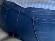 Fucking her Warm PUSSY in Tight jeans 1/16