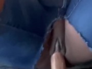 Fucking her Warm PUSSY in Tight jeans 10/16