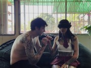 Le meto la pija en la boca y se da cuenta - JUEGO SEXUAL! 6/16