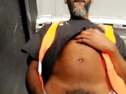 Mr Showtime69 Flashes Customers at Work