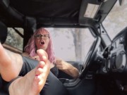 Barefoot slut parking lot joi 15/16