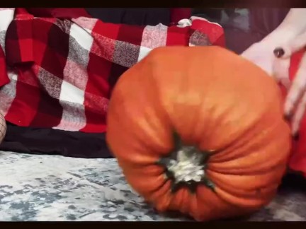 HALLOWEEN🎃 THREESOME. Two step sisters witches play with step brother’s cock.