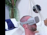 VIRTUALPORN - Juicy Ebony Hottie Jordyn Falls Riding Cock #POV 16/16