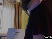 Beautiful blondes dirty dance and lick each other's wet pussy 1/16