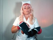 Sweet Nurse with Red Gloves gives joi after Exam (extended preview) 3/16