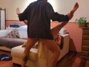 Rough sex with sex slave, restrained and spanked 15/16