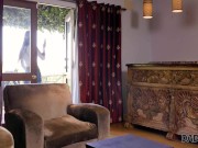 DADDY4K. Ginger cheats on coward boyfriend with his handsome stepdad 2/16