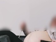 Woman with two uterus loves belly inflation. 14/16