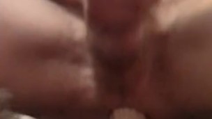 Cumming while riding my dildo
