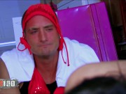 Crazy anal threesome with french babe Lou Charmelle, Leo Galvez and David El Moreno 7/16