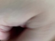 TIGHT PINK PUSSY GIVES BBC TROUBLE TO GET-INTO.. SOO WET